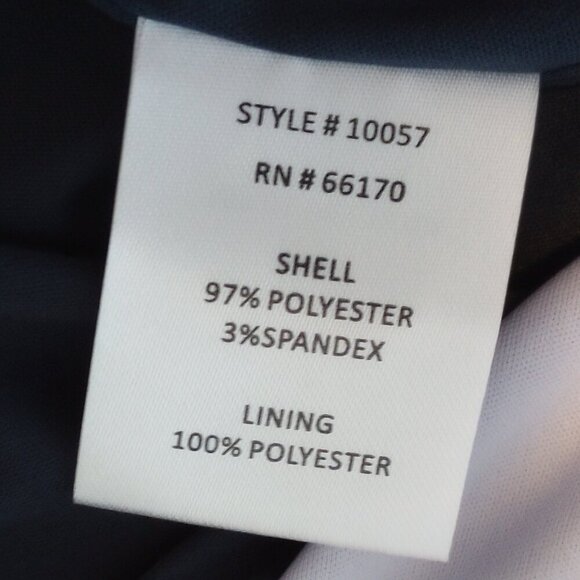 Hutch Blue Colorblock Faux-Wrap Midi Dress - Picture 10 of 10